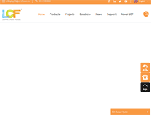 Tablet Screenshot of lcf-led.com